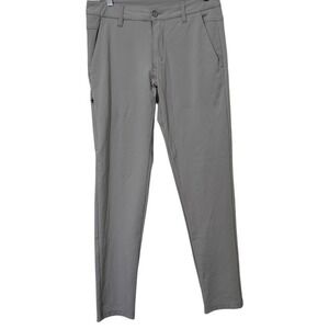 BYLT Basics Light Gray Every Day Tapered Performance Chino Pants Mens S